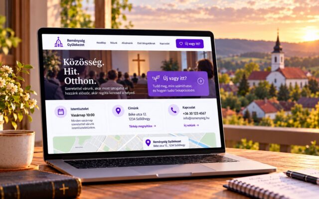 Egyházi weboldalak a Kárpát-medencében: megtalálja-e a gyülekezetet, aki először jönne?